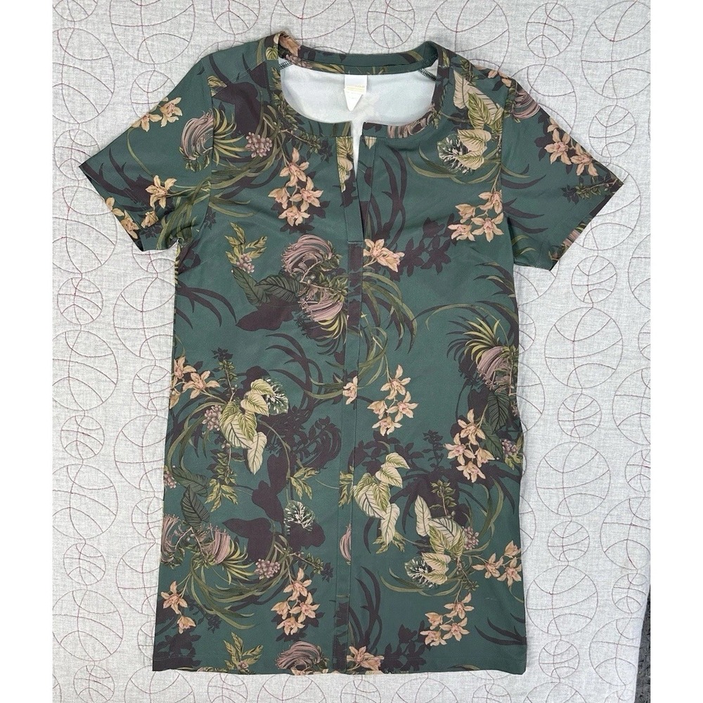 Lole Gateway Dress Kiholo Dark Green Floral / Women’s Size Small
